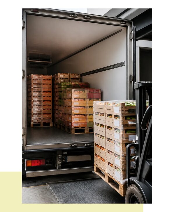Перевозка сельхозпродукции на паллетах с доставкой в Югорск