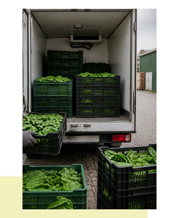 Перевозка шпината в Югорск с сохранением свежести продукции